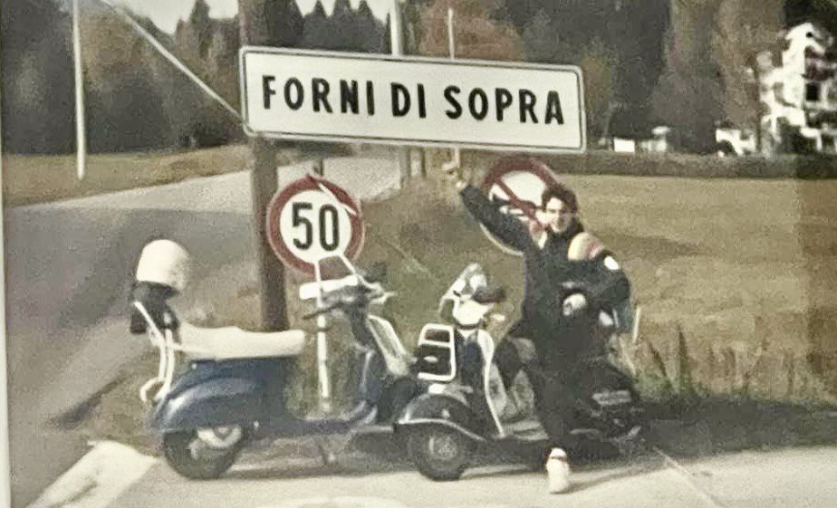 Io e mia Vespa 50 a Forni di Sopra (UD)